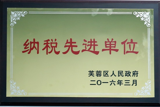 纳税先进单位